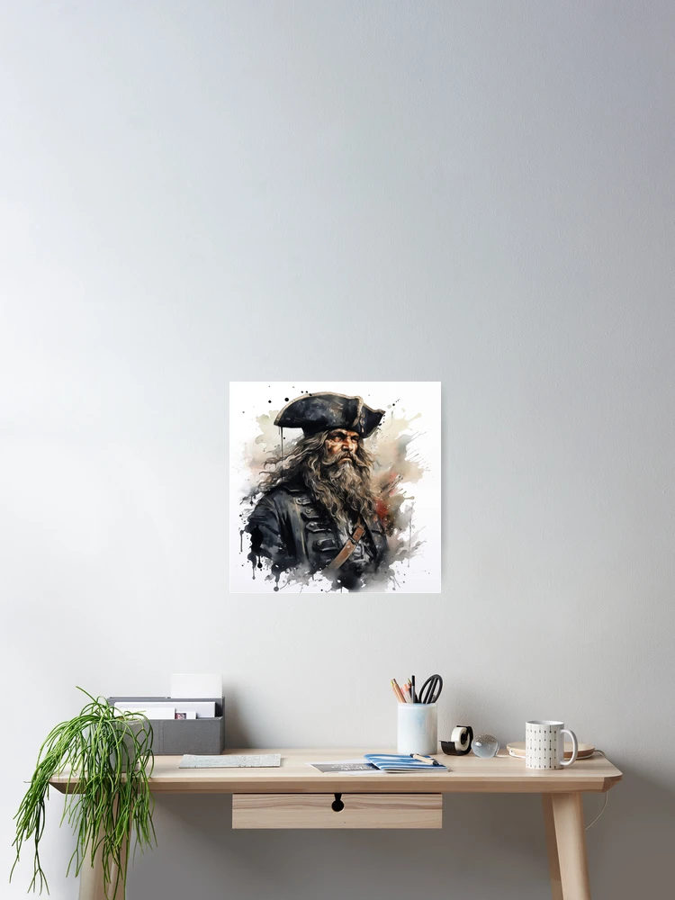 Thumbnail 2 of 3, Poster, Blackbeard designed and sold by Rtymer.