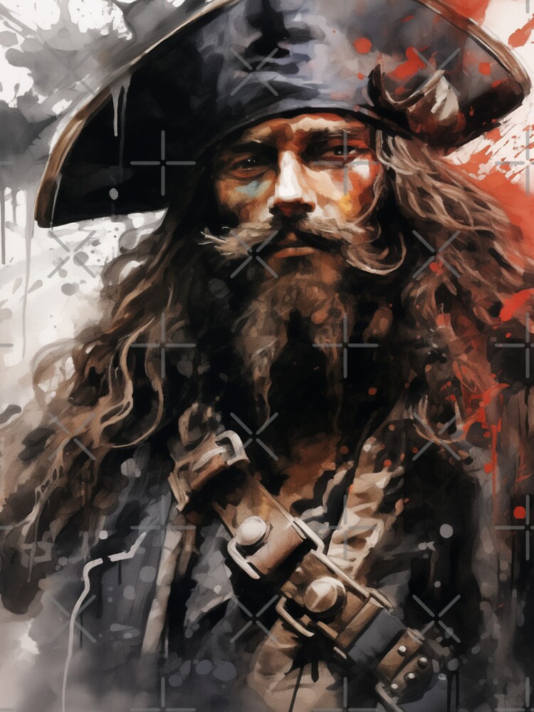 Thumbnail 4 of 4, iPhone Case, Blackbeard designed and sold by Rtymer.
