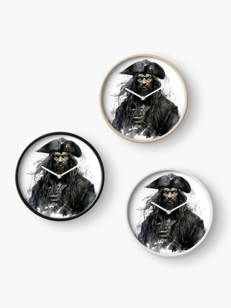 Thumbnail 3 of 4, Clock, Blackbeard designed and sold by Rtymer.