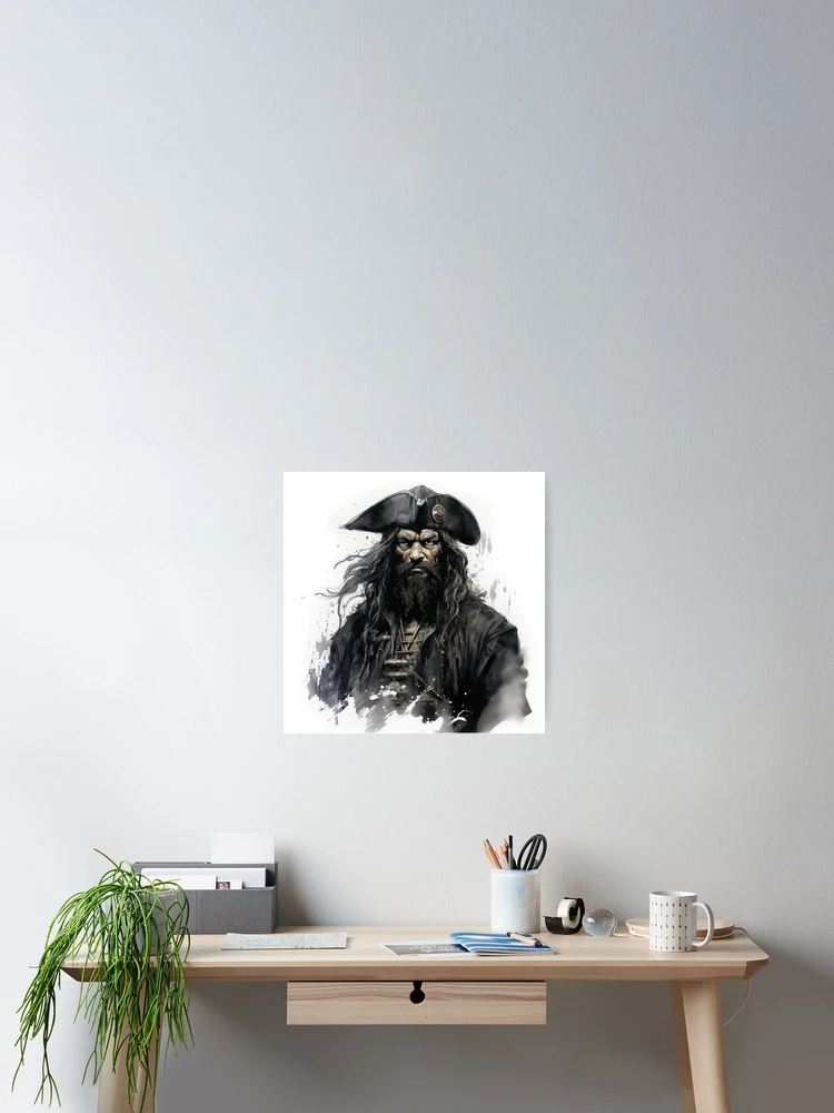 Thumbnail 2 of 3, Poster, Blackbeard designed and sold by Rtymer.