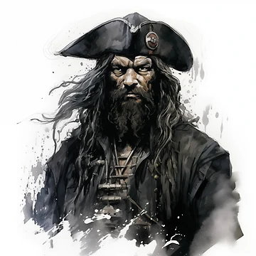 Artwork thumbnail, Blackbeard by Rtymer