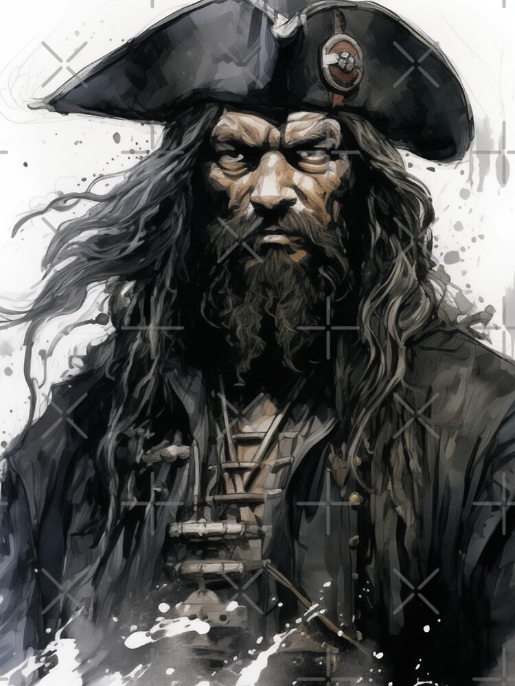 Thumbnail 4 of 4, iPhone Case, Blackbeard designed and sold by Rtymer.