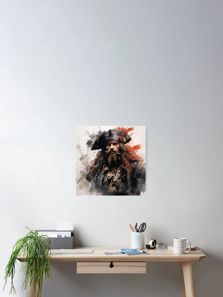 Thumbnail 2 of 3, Poster, Blackbeard designed and sold by Rtymer.