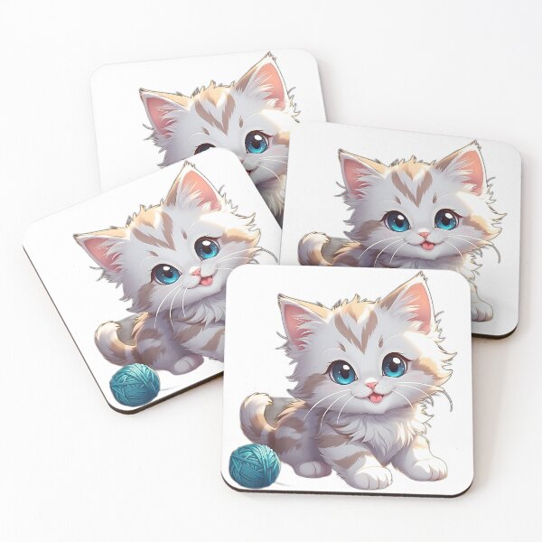 Item preview, Kitten whit blueball designed and sold by eriktartufo.