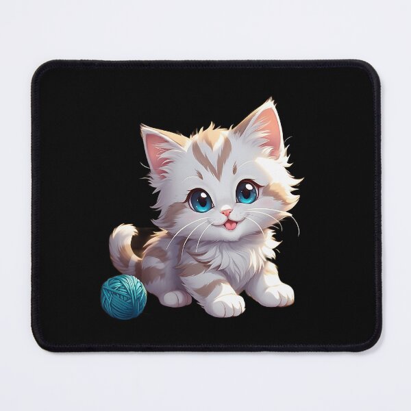Item preview, Kitten whit blueball designed and sold by eriktartufo.