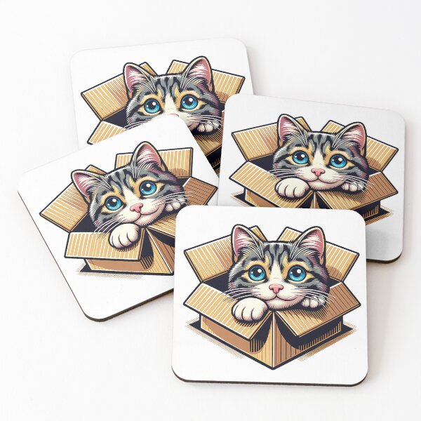 Item preview,  Curious Cubbyhole: A Feline's Peek into the World designed and sold by 0penvimark.