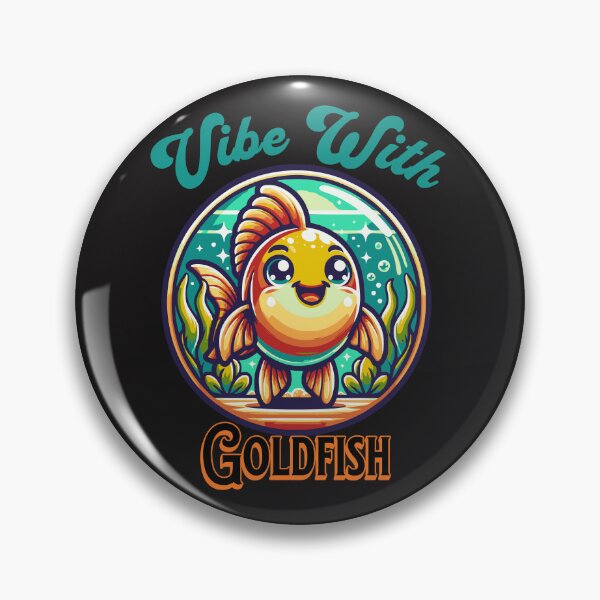 Item preview, Vibe With Goldfish Aquarium Aquarist Fish Lover Keeper designed and sold by KayelBee.