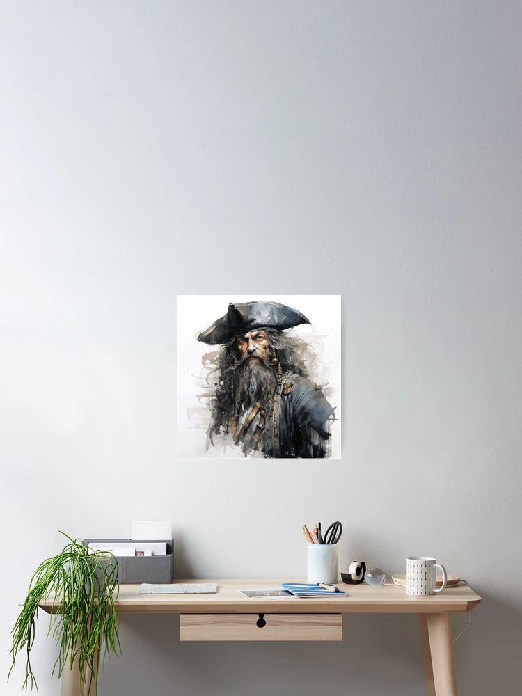 Thumbnail 2 of 3, Poster, Blackbeard designed and sold by Rtymer.