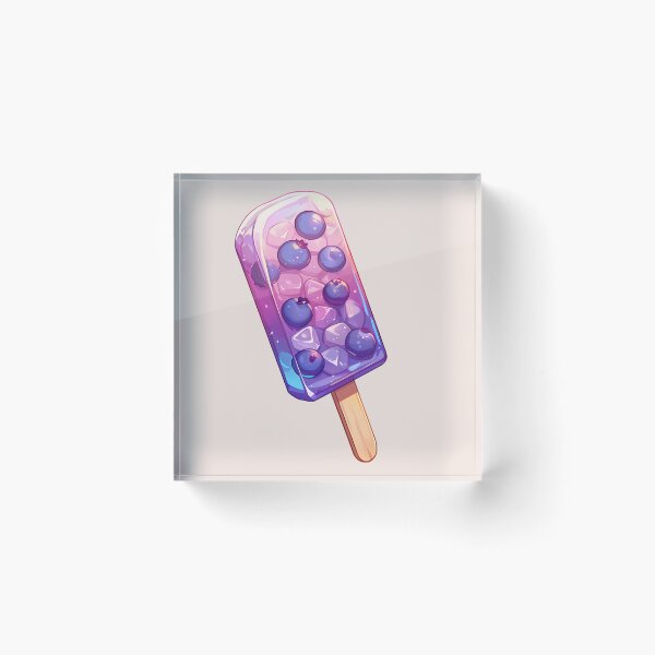 Item preview, Blueberry Popsicle designed and sold by sakurashorty.