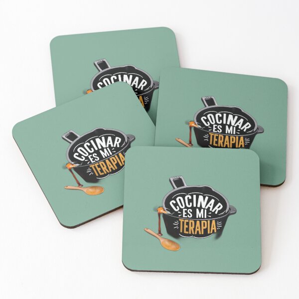 Item preview, Cocinar es mi terapia - Versión en español designed and sold by AldeaPod.