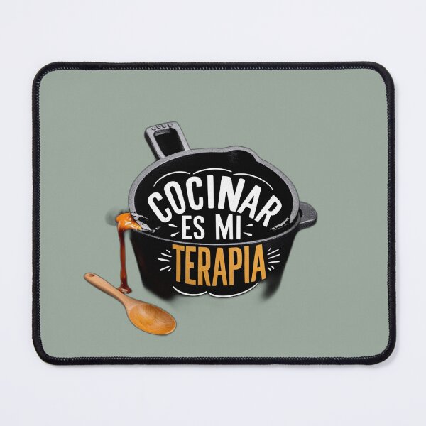 Item preview, Cocinar es mi terapia - Spanish version designed and sold by AldeaPod.