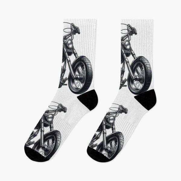 Item preview, Rocker Skeleton Riding a Chopper Motorbike designed and sold by GaborSkeleton.