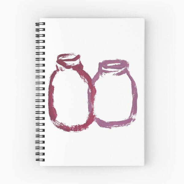 Item preview, 2 jars designed and sold by Hannah Kaplan Art.