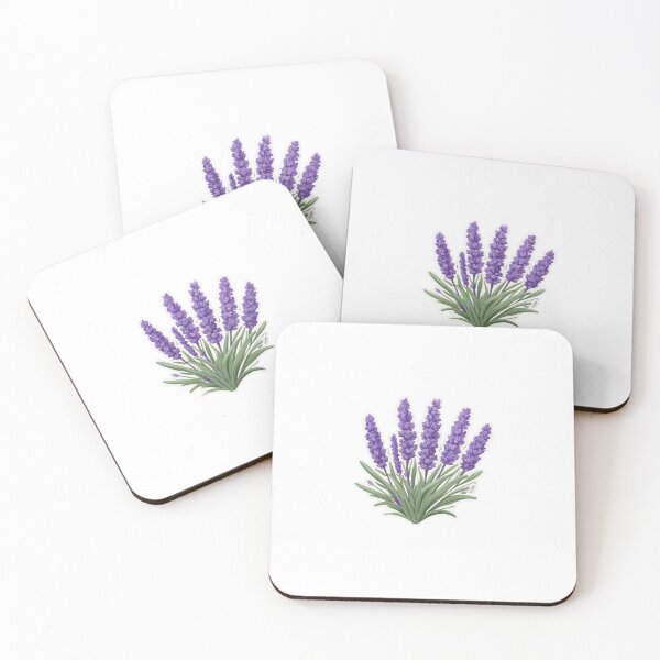 Item preview, Bellezas florecientes: agregue elegancia con pegatinas florales de lavanda moradas designed and sold by HananArt07.