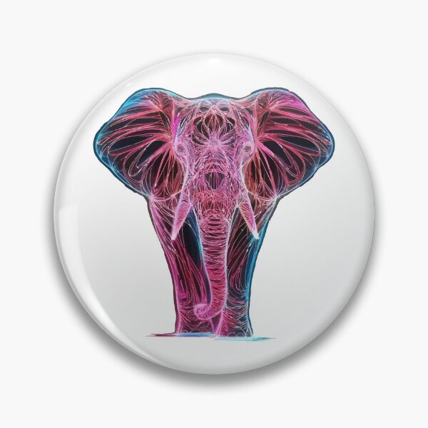 Item preview,  colorful elephant designed and sold by GFORCE_SHOP.