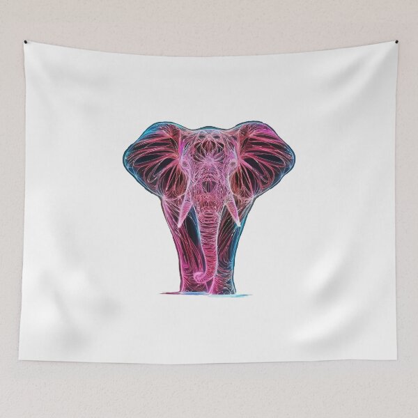 Item preview,  colorful elephant designed and sold by GFORCE_SHOP.