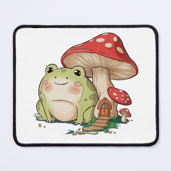 Item preview, Frog with Mushrom HousE designed and sold by PrimeInk.