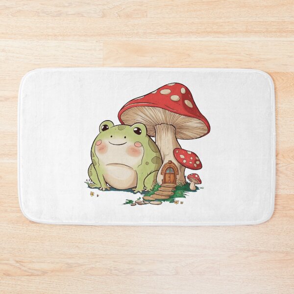 Item preview, Frog with Mushrom HousE designed and sold by PrimeInk.