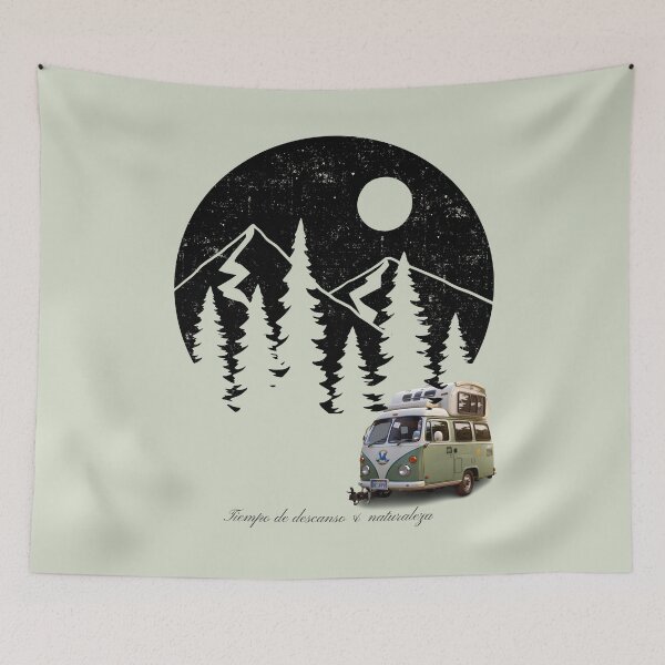 Item preview, Camping descanso y naturaleza - Versión en español designed and sold by AldeaPod.