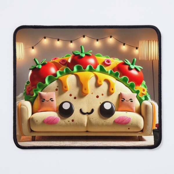 Item preview, Kawaii Taco Sofa Delight designed and sold by Sillytoe.