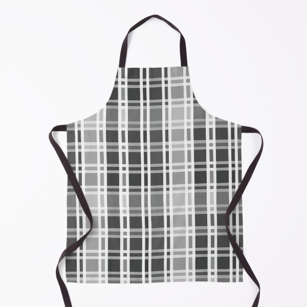 Item preview, Black and White Plaid Stripes Pattern  designed and sold by patternsoup.