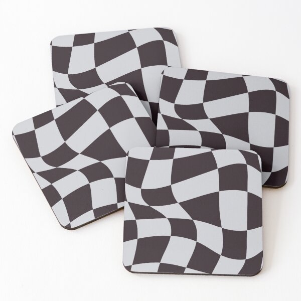 Item preview, Brown and Grey Checkerboard designed and sold by ZedColors.