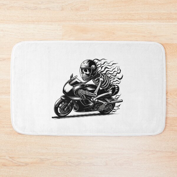 Item preview, SKELETON DARK MOTORCYCLE RACING BYKER RACING CAR NASCAR MOTO GP CHOPPER #ogirdor designed and sold by ogirdorgraphics.