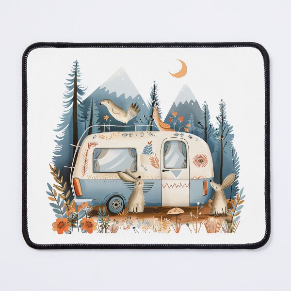 Item preview, Camper in the mountains designed and sold by faberrzhe.