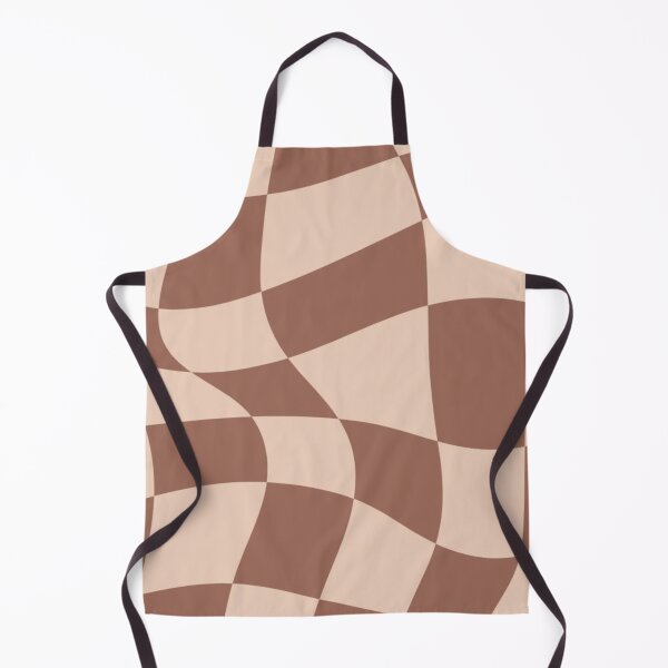Item preview, Brown and Pink Distorted Checkerboard designed and sold by ZedColors.