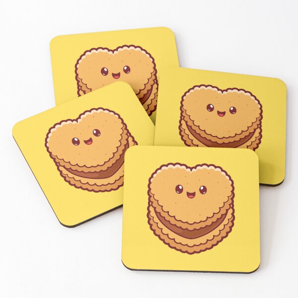 Item preview, Cute Biscuit in Love Heart Shape: Cartoon Vector Icon Illustration designed and sold by hjian8219.