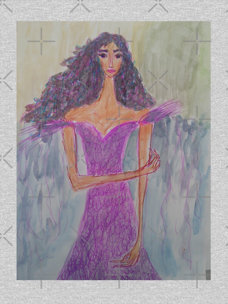A Girl Wearing Ultraviolet Dress by IvanaKada