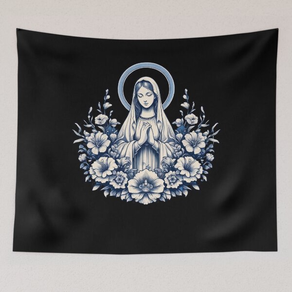 Item preview, Our Lady Of Lourdes Saint Mary Powerful Symbol Mother Mary designed and sold by Chmielayka.
