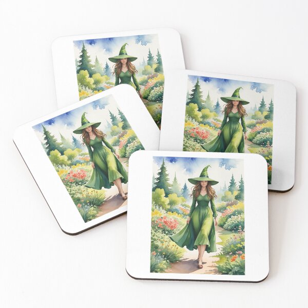 Item preview,  Green Witch | Watercolor  Green Witch designed and sold by TeeARTHY.