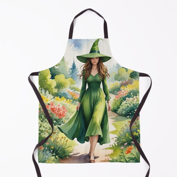 Item preview, Green Witch | Watercolor Green Witch designed and sold by TeeARTHY.