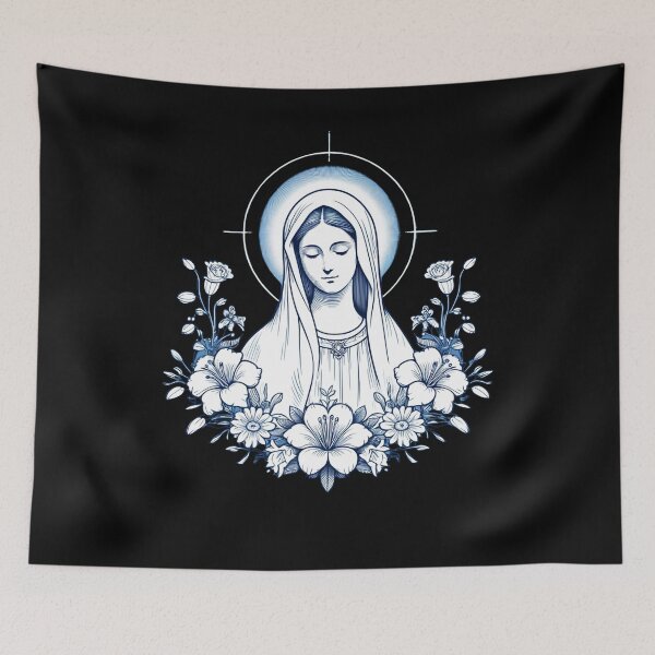 Item preview, Our Lady Of Medjugorje Saint Mary Powerful Symbol Mother Mary designed and sold by Chmielayka.
