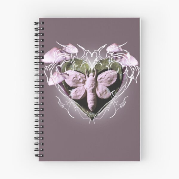 Item preview, moth mushroom heart print  designed and sold by f4eariespitz.