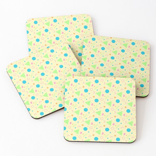 Item preview, 90s Retro Vintage Colorful Geometry Memphis Party Pattern  designed and sold by EvergreenMotifs.