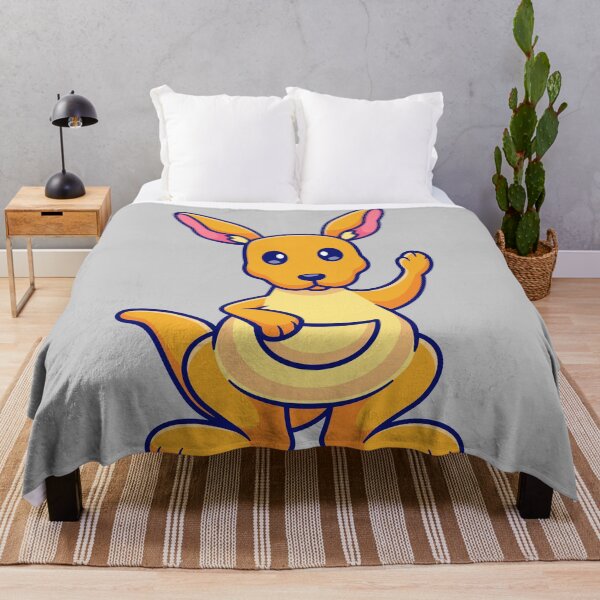 Item preview, Cute Kangaroo Waving Hand: Cartoon Vector Icon Illustration designed and sold by hjian8219.