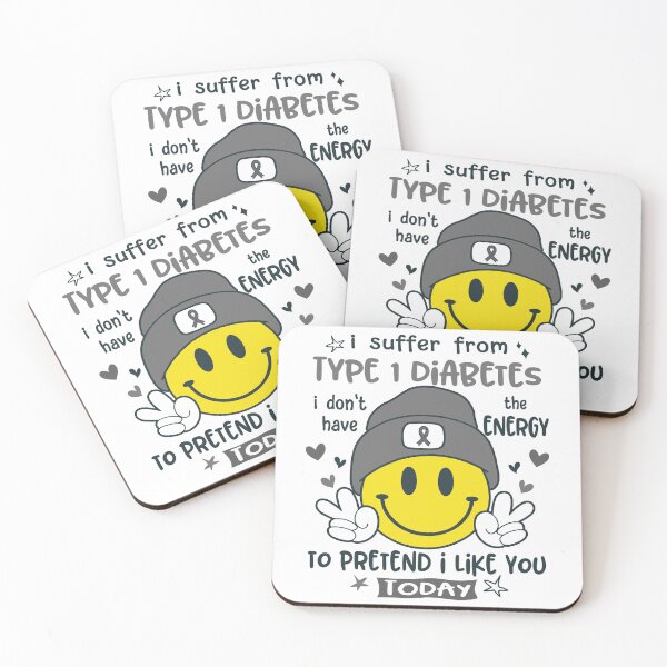 Item preview, I suffer from Type 1 Diabetes i do not have the ENERGY to pretend i like you TODAY designed and sold by KatMercerr.