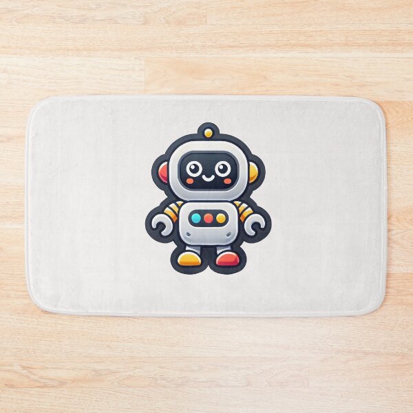 Item preview, robot emoji designed and sold by creativechaster.