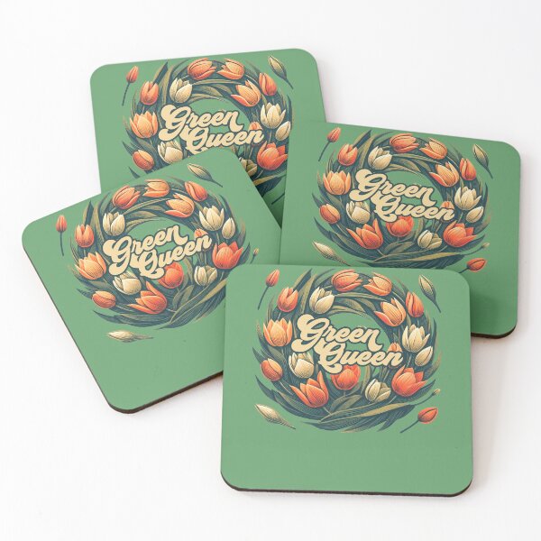 Item preview, Green Queen Tulips designed and sold by FrictionMaxxing.
