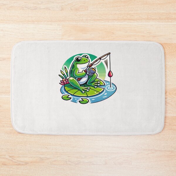 Item preview, fishing frog designed and sold by creativechaster.