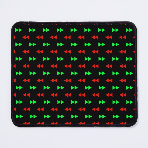 Item preview, Red & Green Two Tone Alternating Arrows designed and sold by EvergreenMotifs.