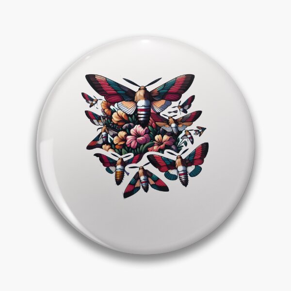 Item preview, hummingbird moth designed and sold by creativechaster.