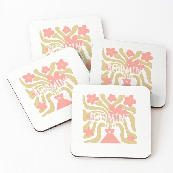 Item preview, Retro Geometric Pattern Design Art 80s Trendy Flower  T-shirt Sticker designed and sold by ThinkNature!.