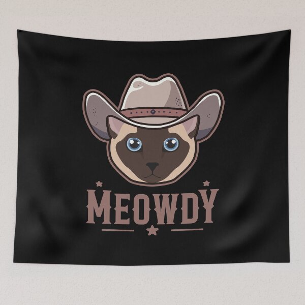 Item preview, Tonkinese Cat Meowdy designed and sold by Clara Hollins.