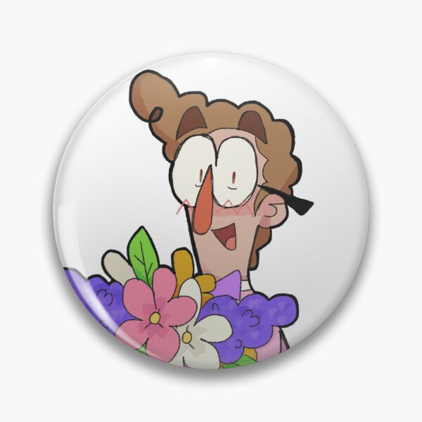 Item preview, grover fischoeder with flowers designed and sold by sweetdonutman.