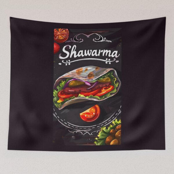 Item preview, Shawarma Sensation: Savor the Authentic Spices of Middle Eastern Cuisine - A Culinary Journey designed and sold by FUNqoosh.