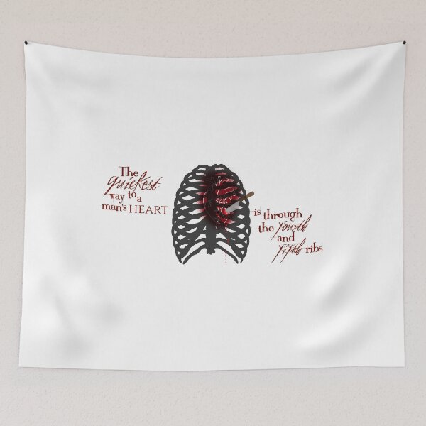 Item preview, The quickest way to a man's heart is through the fourth and fifth ribs designed and sold by TheChocolateDanish x.