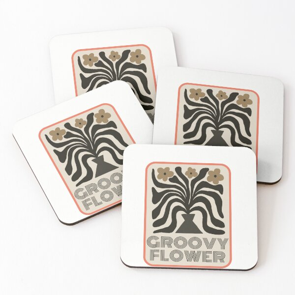 Item preview, Retro Geometric Pattern Design Art 80s Trendy Flower  T-shirt Sticker designed and sold by ThinkNature!.